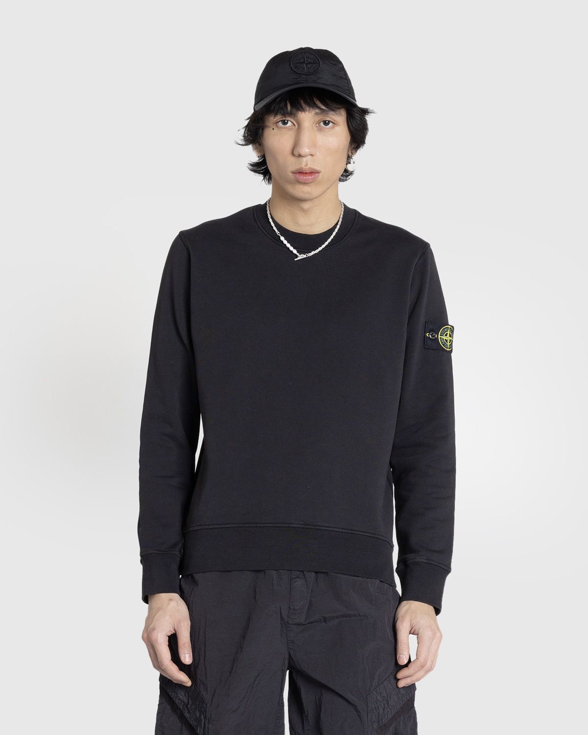 Stone island 2024 crewneck black